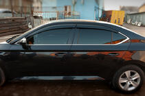 Skoda Superb 2015-2024 Deflectores de Ventana SD (4 uds, Sunplex Sport) foto 4