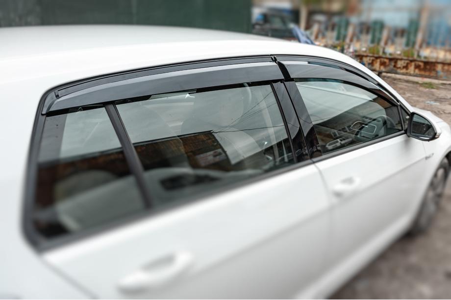 Volkswagen Golf 7/E-Golf 2012-2020 Deflectores de Ventana HB (4 uds, Sunplex Sport) Foto 2