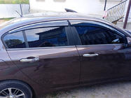 Fiat Tipo 2016- Deflectores de Ventana con Moldura Cromada (4 uds, Sunplex Chrome) foto 2