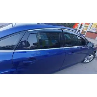 Deflectores de Ventana con Moldura Cromada HB/Sedan (4 uds, Sunplex Chrome) foto 2