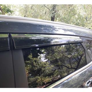 Deflectores de Ventana con Moldura Cromada (4 uds, Sunplex Chrome) Hyundai Tucson TL 2016-2021 foto 2