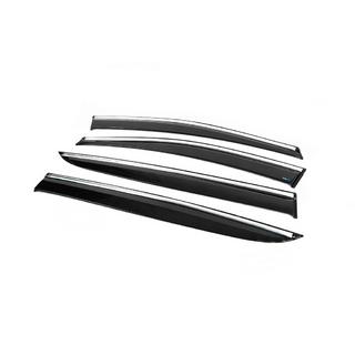 Deflectores de Ventana con Moldura Cromada (4 uds, Sunplex Chrome) Kia Sportage 2015-2021 foto 3