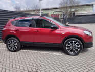 Nissan Qashqai 2007-2010 Deflectores de Ventana con Moldura Cromada (4 uds, Sunplex Chrome) foto 4