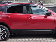 Nissan Qashqai 2007-2010 Deflectores de Ventana con Moldura Cromada (4 uds, Sunplex Chrome) foto 1