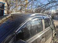Nissan Qashqai 2007-2010 Deflectores de Ventana con Moldura Cromada (4 uds, Sunplex Chrome) foto 5