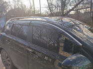 Nissan Qashqai 2007-2010 Deflectores de Ventana con Moldura Cromada (4 uds, Sunplex Chrome) foto 6