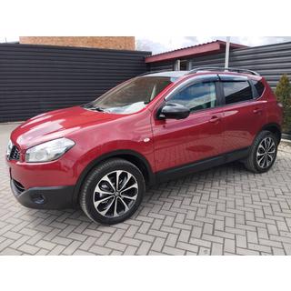 Deflectores de Ventana con Moldura Cromada (4 uds, Sunplex Chrome) Nissan Qashqai 2007-2010 foto 3