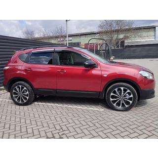 Deflectores de Ventana con Moldura Cromada (4 uds, Sunplex Chrome) Nissan Qashqai 2010-2014 foto 3
