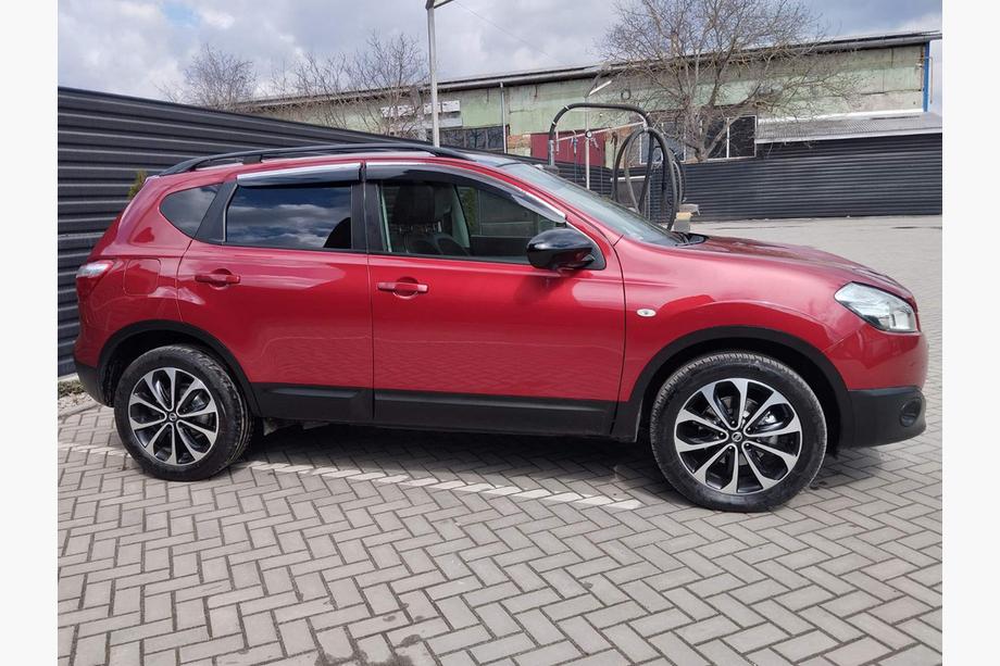 Nissan Qashqai 2010-2014 Deflectores de Ventana con Moldura Cromada (4 uds, Sunplex Chrome) Foto 3
