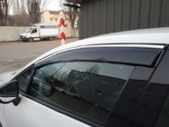 Renault Clio V 2019- Deflectores de Ventana con Moldura Cromada (4 uds, Sunplex Chrome) foto 5