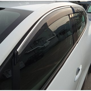 Deflectores de Ventana con Moldura Cromada (4 uds, Sunplex Chrome) Renault Clio V 2019- foto 3