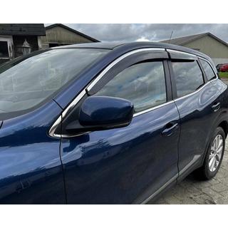 Deflectores de Ventana con Moldura Cromada (4 uds, Sunplex Chrome)