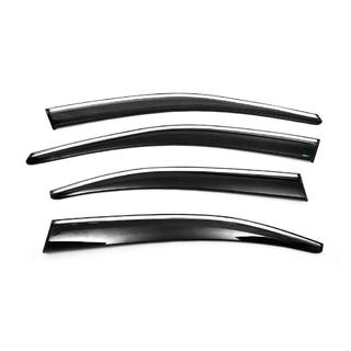 Deflectores de Ventana con Moldura Cromada Liftback (4 uds., Sunplex Chrome) foto 1