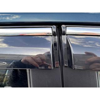 Deflectores de Ventana con Moldura Cromada (4 uds, Sunplex Chrome) Toyota Corolla 2019- foto 4