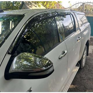 Deflectores de Ventana con Moldura Cromada (4 uds, Sunplex Chrome) Toyota Hilux 2015- foto 3