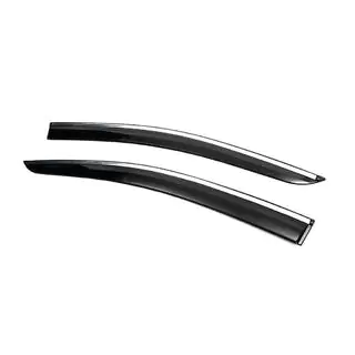 Deflectores de ventanilla con moldura cromada (2 uds., Sunplex Chrome) foto 4