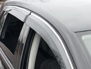 Volkswagen Golf 5 2003-2009 Deflectores de Ventana con Moldura Cromada (4 uds, Sunplex Chrome) foto 2