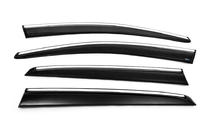 Volkswagen Golf 5 2003-2009 Deflectores de Ventana con Moldura Cromada (4 uds, Sunplex Chrome) foto 17