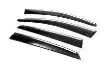 Volkswagen Golf 5 2003-2009 Deflectores de Ventana con Moldura Cromada (4 uds, Sunplex Chrome) foto 16