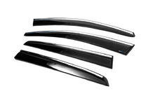 Volkswagen Golf 7/E-Golf 2012-2020 Deflectores de Ventana con Moldura Cromada HB (4 uds., Sunplex Chrome) foto 6