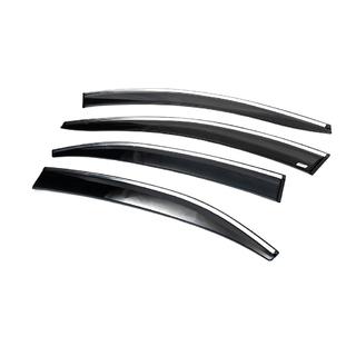 Deflectores de Ventana con Moldura Cromada (4 uds, Sunplex Chrome) foto 4