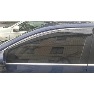 Deflectores de Ventana con Moldura Cromada SD (4uds, EU, Sunplex Chrome) Volkswagen Passat B7 2012-2015 foto 2