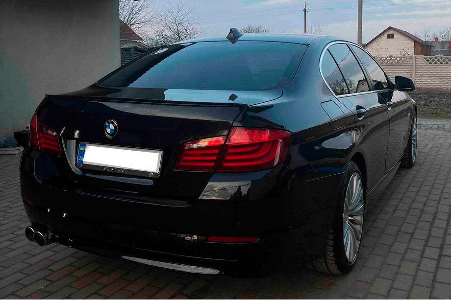 BMW 5 Series F10/F11 2010–2016 Alerón Lip Sunplex (para F10, negro) Foto 5