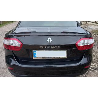 Spoiler Lip (Sunplex, negro) (125,4cm x 7,2cm) Renault Fluence 2009-2016 foto 2