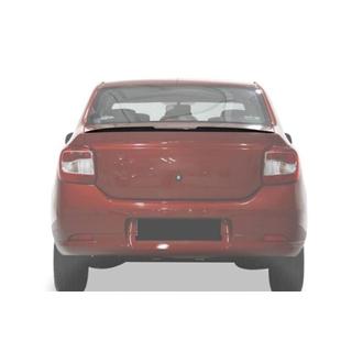 Spoiler Lip (Sunplex, negro) (118,5cm x 5,5cm) Renault Logan II 2013-2022 foto 3
