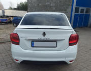 Dacia Logan II 2013-2022 Spoiler Lip (Sunplex, negro) (118,5cm x 5,5cm) foto 2
