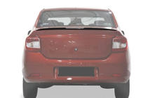Dacia Logan II 2013-2022 Spoiler Lip (Sunplex, negro) (118,5cm x 5,5cm) foto 3