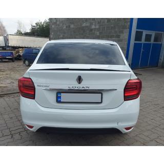 Spoiler Lip (Sunplex, negro) (118,5cm x 5,5cm) Dacia Logan II 2013-2022 foto 2