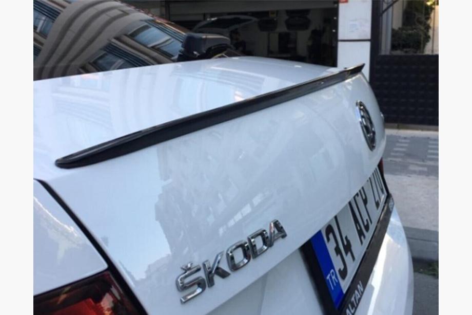 Skoda Octavia III A7 2013-2019 Alerón Lip (Sunplex, negro) (115,4cm *6cm) Image