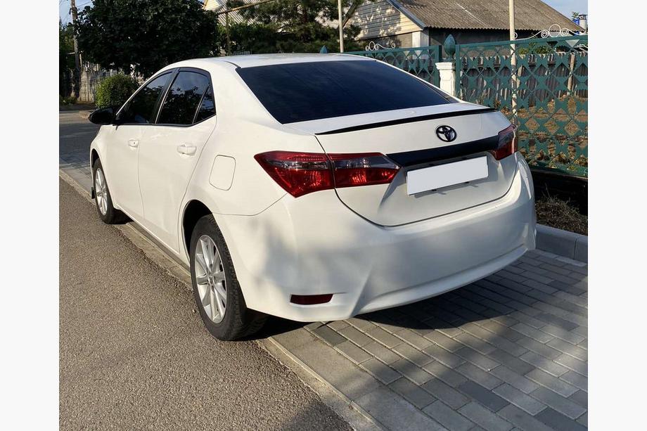 Toyota Corolla 2013-2019 Alerón Lip (Sunplex, negro) (118cm *6,4cm) Image