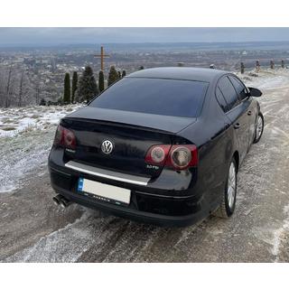 Alerón LIP (Sunplex, negro) (115,8cm x 6,3cm) Volkswagen Passat B6 2006-2012 foto 1