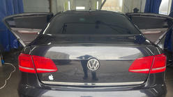 Volkswagen Passat B7 2012-2015 Spoiler Lip (Sunplex, negro, para EU) (115,8cm x 6,3cm) foto 6