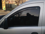 Opel Combo 2002–2012 Deflectores de ventana encastrables (2 uds, HIC) foto 3