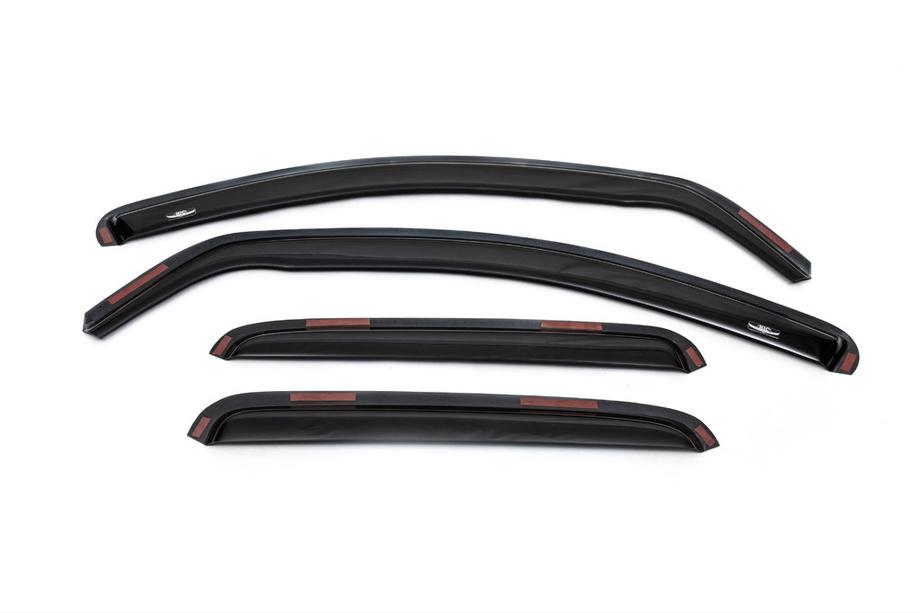 Dacia Duster 2008-2018 Deflectores de ventana encastrables (4 uds, HIC) Image