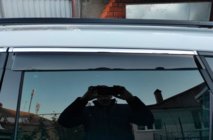 Skoda Karoq 2018- Deflectores de ventana con moldura cromada (4 uds, HIC) foto 5