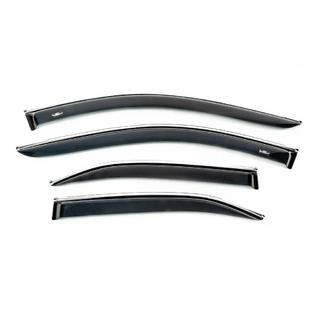 Deflectores de ventana con moldura cromada (USA, 4 uds, HIC) Toyota Camry 2006-2011 foto 1
