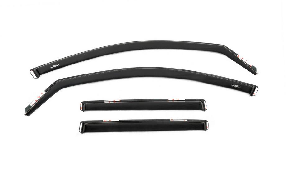 Volkswagen Tiguan 2007-2016 Deflectores de ventana encastrables (4 uds, HIC) Foto 1