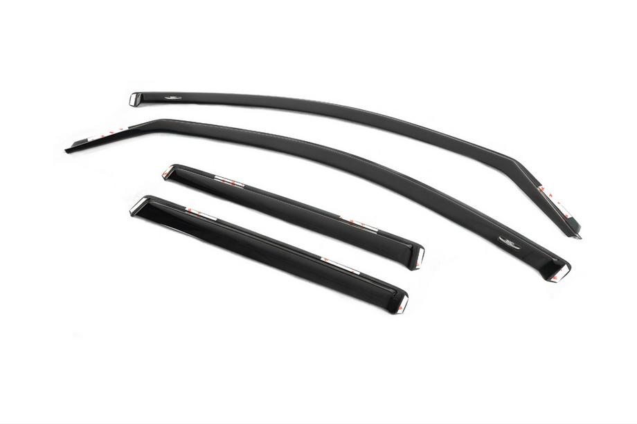 Volkswagen Tiguan 2007-2016 Deflectores de ventana encastrables (4 uds, HIC) Foto 2