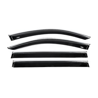 Deflectores de ventana con moldura cromada Allspace LWB (4 uds, HIC) foto 1