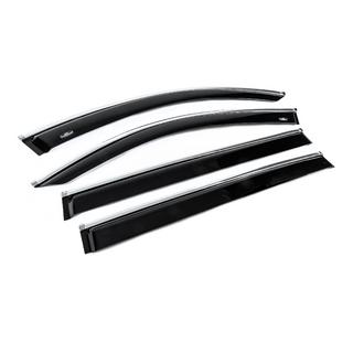 Deflectores de ventana con moldura cromada Allspace LWB (4 uds, HIC) foto 3