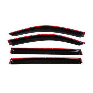 Deflectores de ventana con moldura cromada Allspace LWB (4 uds, HIC) foto 4