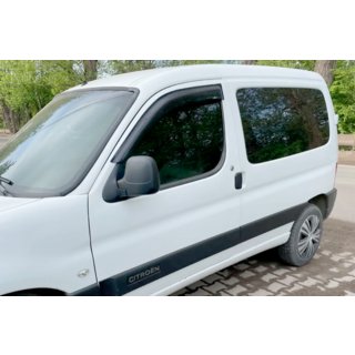 Deflectores de ventana 11 cm (2 uds, HIC) Peugeot Partner 1996-2008 foto 1