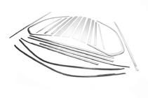 BMW X5 E70 2007-2013 Molduras de Ventanas Acero Inoxidable foto 3