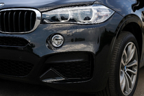 BMW X6 F16 2014-2019 Cubiertas cromadas para faros antiniebla (2 uds) foto 2