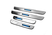 Chevrolet Captiva 2006-2019 Placas de umbral Libao LED (2006-2011, 4 uds, acero inoxidable) foto 1