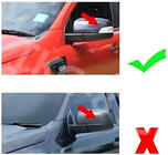 Ford Ranger 2011–2022 Cubiertas de Espejos 2015+ (estilo BMW, 2 uds) foto 6
